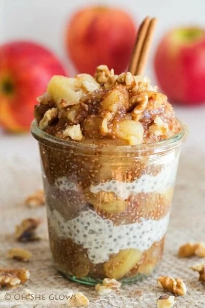 Apple cinnamon parfait