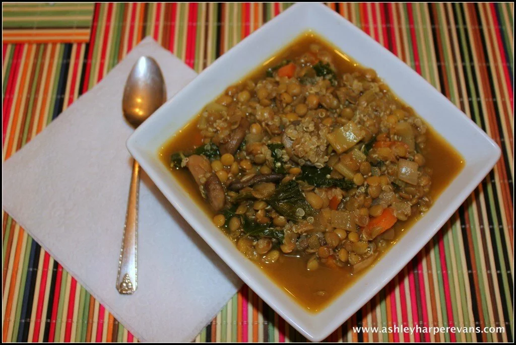 lentil quinoa kale soup