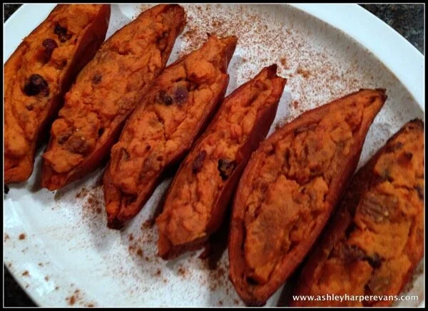 twice baked sweet potatoes